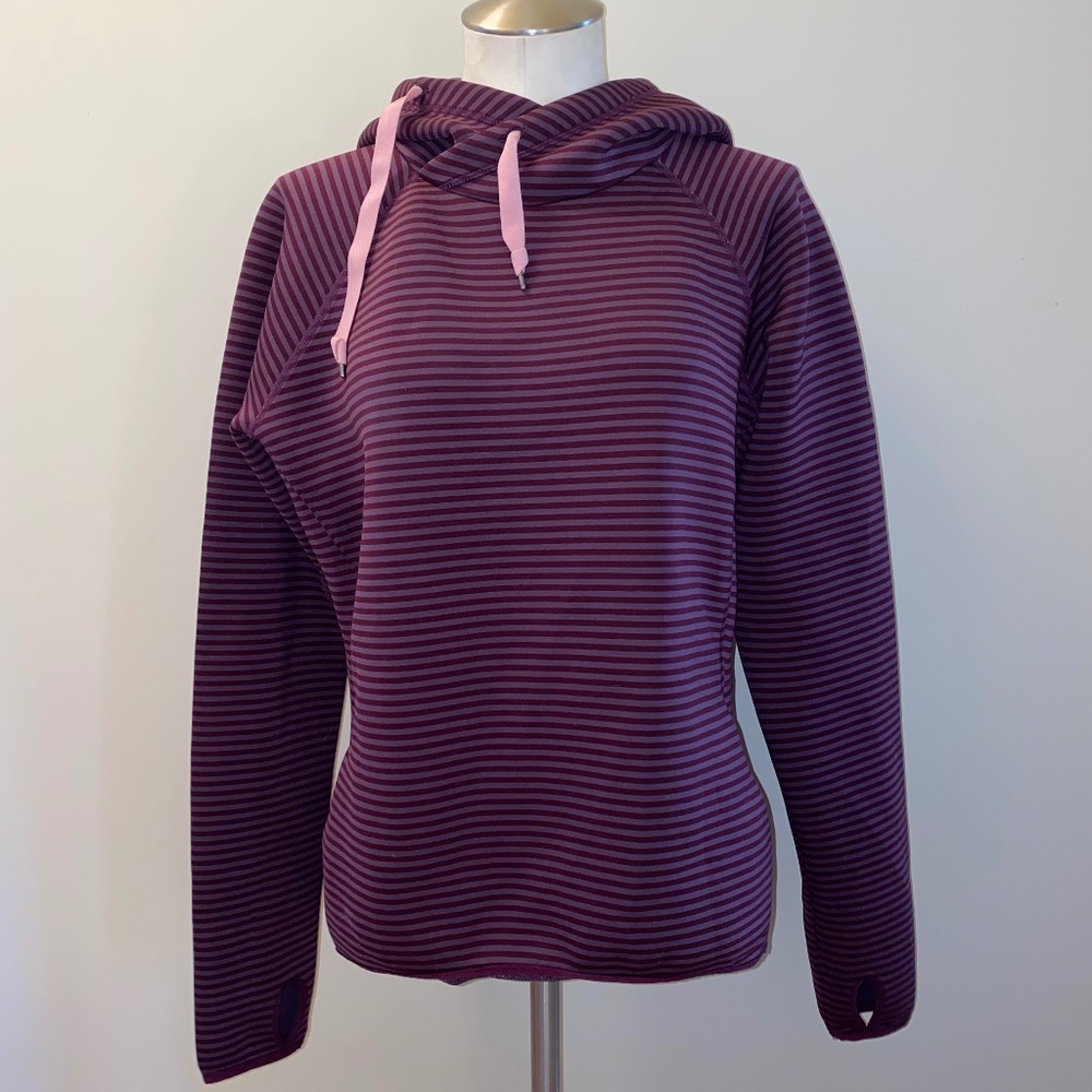 Columbia Castella Peak Hoodie Women's Hooded Sweatshirt, Thumb Holes, Side Tie